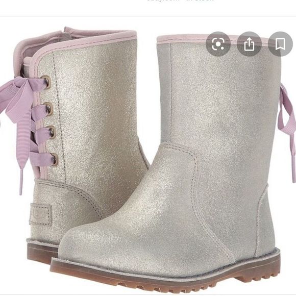 Sold out everywhere.BNWT Metallic Ugg sz 11 - Picture 1 of 5